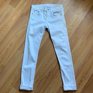 Rag&bone aged white the Dre skinny jeans